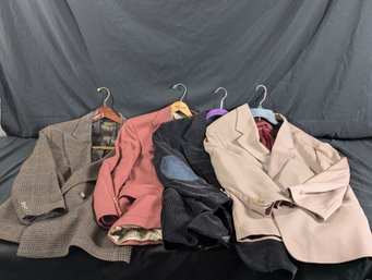 Lot Of 4 Coats - Giorgio Balestro, Jeremy Cobb, Brooks Brothers, Etc...