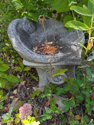 Large Lot Of Cement & Metal Lawn & Garden Decor