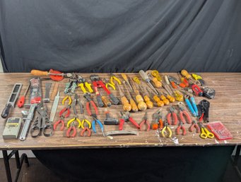Large Lot Of Misc Hand Tools