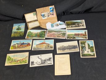 Lot Of Postcards & Some Stamps