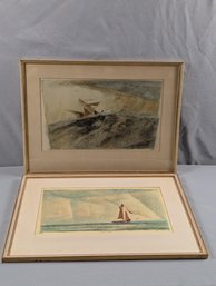 Lyonel Feininger (1871-1956) Vintage Lithograph Together With A Print