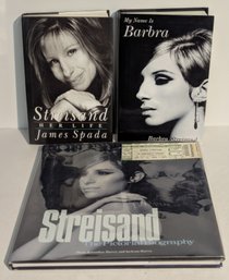 3 Books - Barbara Streisand Related Together With A Ticket Stub
