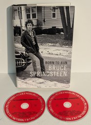 Book - Bruce Springsteen Born To Run With 2 CDs First Simon & Schuster Edition 2016