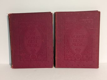 2 Books 1909  -  The World's Best Music Vol 6 & 7