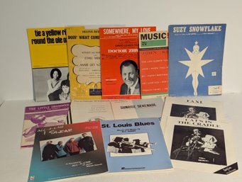 Lot Of Vintage Sheet Music Including Harry Chapin