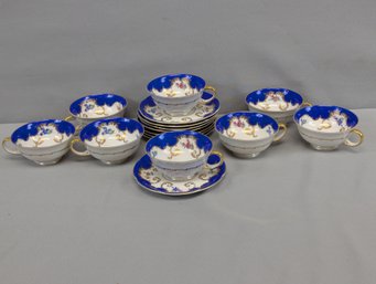 Lot Of Royal Bayreuth German Zone Cups & Saucers