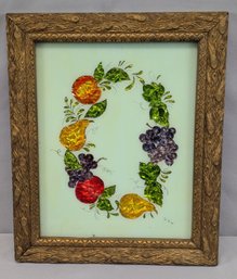 Framed Tinsel / Foil Reverse Painting
