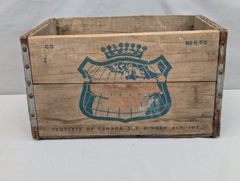 Old Wooden Canada Dry Soda Crate