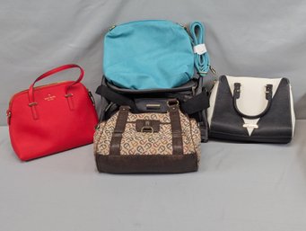 Lot Of 5 Purses Including Kate Spade, Steve Madden, Joy Susan, Forecast, Etc....