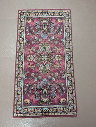 Vintage Scatter Rug 22 X 52'