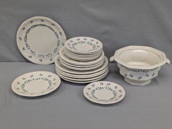Lot Of Henry Ford Museum Collection Periwinkle Dinnerware