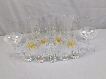 Large Lot Of Stemware & Drinkware