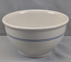 Old Gibson China Blue Banded Pottery Batter Bowl