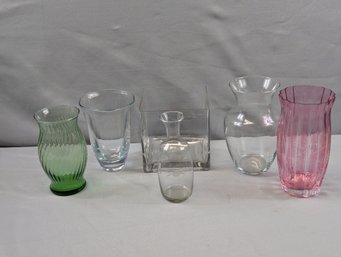 Lot Of Glass Vases