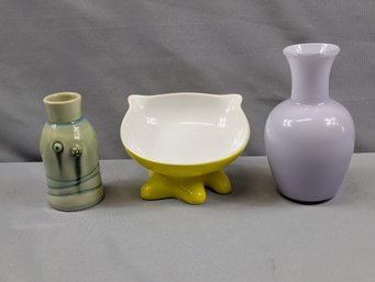 Lot Of Decorative Glass & Ceramic Items