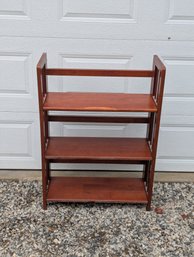 3 Shelf Folding Bookshelf