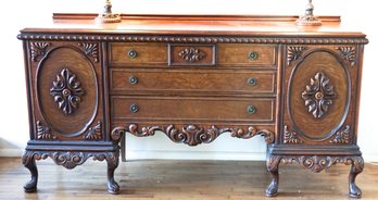 Antique Sideboard With Lots Of Fun Details