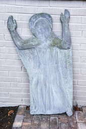 Interesting Piece Of Religious Art With I Corinthians 13:13 Constructed Of Rubber Like Material