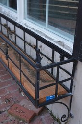 Metal Fleur Des Lis Window Boxes With Mounting Brackets
