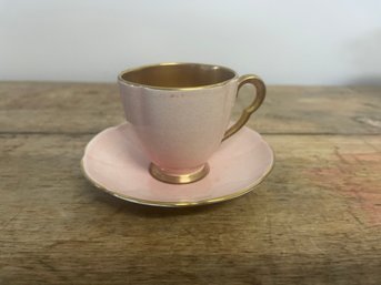Carltonware China Pink And Gold Tea Cup