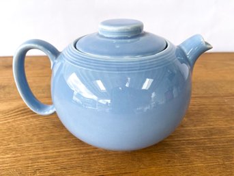 East Palestine Ohio Vintage Collectible  Pottery Blue Teapot