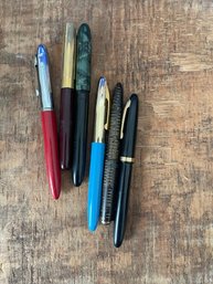 Vintage Collection Of Fountain Pens, Not Tested