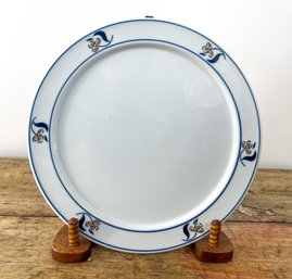 Vintage Danks Ceramic Plate With Flower Boarder, Made In Japan, Mid Centery Modern, MCM