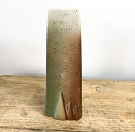 Vintage Collectible McCoy Pottery Vase In Browns And Greens