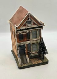 1993 American Masterpiece Collection Painted Ladies House Porcelain Music Box San Francisco Pierce St