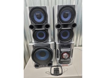 Sony Mini HiFi Component System MHC-GX99 With Speakers And Sub Woofer Excellent Condition!