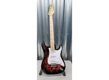 NWOT Just Took The Wrap Off! Great For Beginners Grote Stratocaster With Gig Bag Pristine!