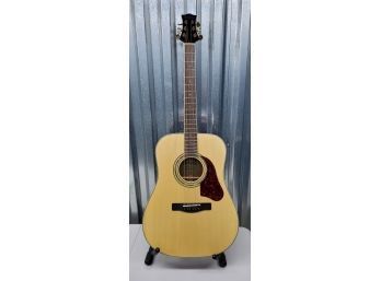 Silvertone Pro Series Dreadnought Acoustic Guitar With Grover Tuners With Gig Bag Excellent Condition!