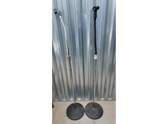 Atlas And Radio Shack Mic Stands Great Condition