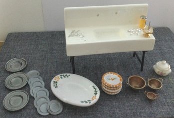 Doll House Miniatures For The Kitchen On A Kitchen Sink