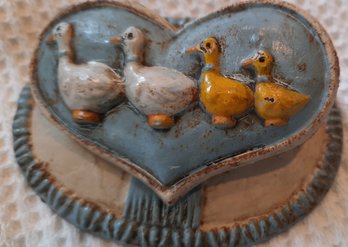 Momma Duck And Baby Door Knocker