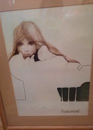 Christine Rosamond  Famed And Matted Art