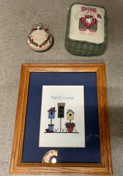 Cross Stitch And Embroidery Pieces