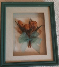 Shadow Box Rose Art Piece