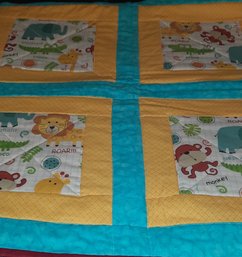 Baby Quilt With Lions