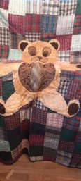Beautiful Handmade Bear Quilt