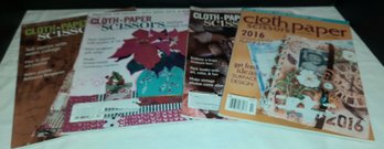 Cloth Paper & Scissors  Magazines 2016