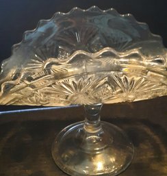 'Sheaf & Diamond ' Footed Banana Stand Bowl