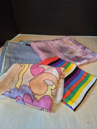 Echo, Billano Silk Scarves  And A Karmaling Linen Scarf  Bundle