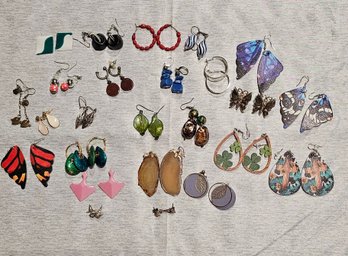 Bundle Of 25 Costume Earrings