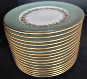 Franciscan Gold Trimmed China Dessert Plates  Made In The USA