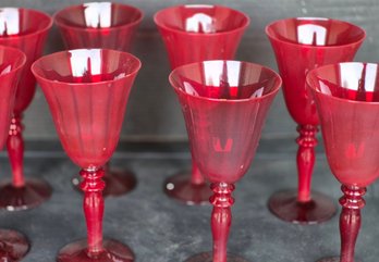 Burgundy Wine Glasses
