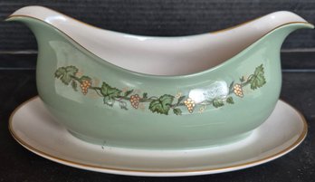 Gold Trimmed Gravy Boat Franciscan Fine China