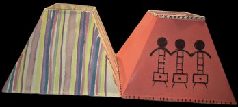 New Hand Painted Lamp Shades By Moonslide