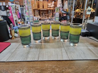 Set Of 6 Continental Can Co. Highball Glasses
