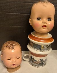 Vintage  Baby Doll Heads 1930s To 1950'S